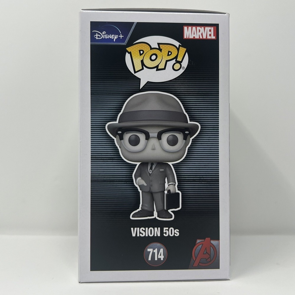 Funko Pop WandaVision #714 Vision 50s Vinyl Bobble Head collectible toy Figure - Picture 12 of 16